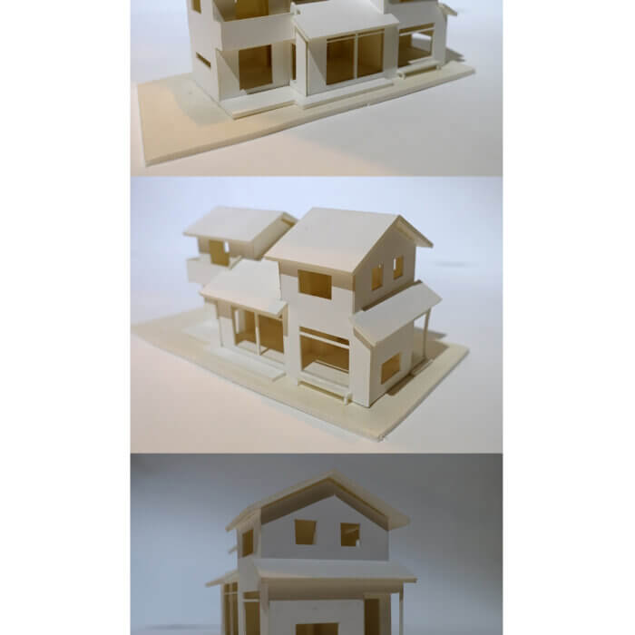 湯河原の家　模型